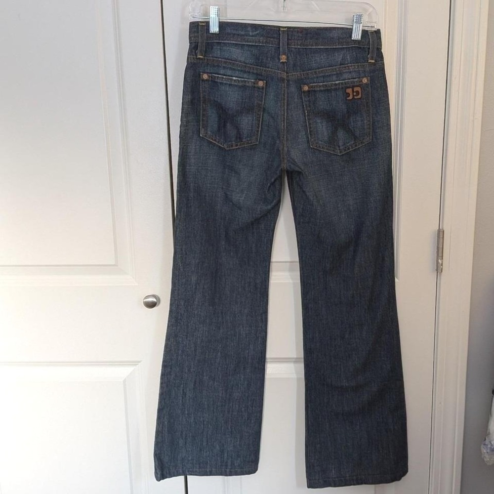 Vintage Joes Jeans Womens Y2K Bootcut Dark Wash Denim Blue W25 Made in USA 2000s - Picture 3 of 9